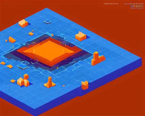 Isometric Game Art Of No Man S Sky Planet Surface Stable Diffusion