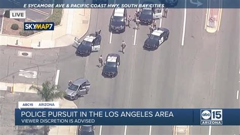 2022 Police Chase In The Los Angeles Area