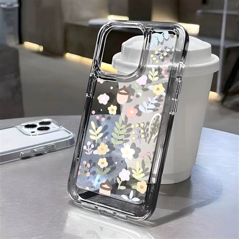 Jual Fashion Sederhana Ilustrasi Flower Shockproof Case Hp Reno 11f