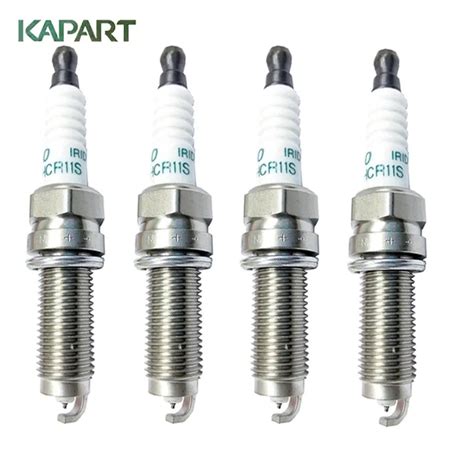 4 6pcs 12290 R40 A02 SXU22HCR11S Iridium Spark Plug For Honda Accord