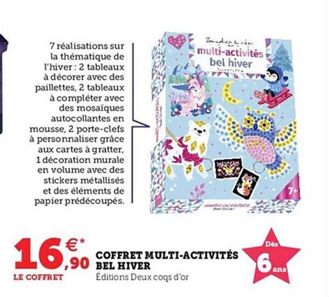 Offre Coffret Multi activités Bel Hiver chez Hyper U