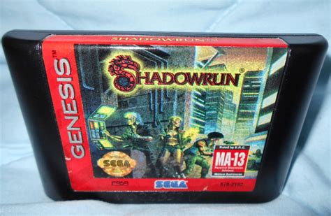 Retro Treasures Shadowrun Sega Genesis