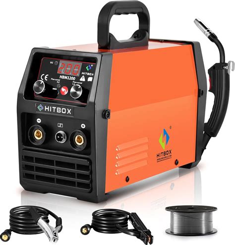 HITBOX 3 Em 1 SYN Mig Welder ARC Lift Tig Mig Gasless Dual Voltage 110V