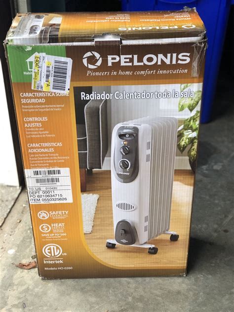 PELONIS Oil Filled Radiator Heater Luxurious Portable Space Heater