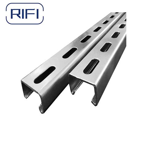 Unistrut C Channel Galvanized Steel Slotted Strut Channel