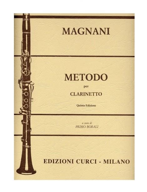 MAGNANI METODO COMPLETO PER CLARINETTO Gambardella Musica