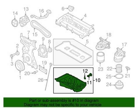 Oem New Ford Escape Mariner Fusion Milan Mkz Oil Pan E Z