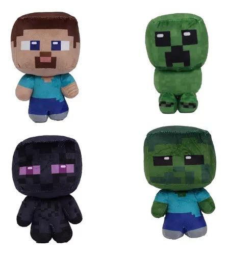 Ruz Peluche Petit Minecraft Steve Creeper Zombie Enderman Meses Sin