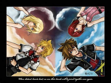 Sora Kairi Roxas And Namine Kingdom Hearts Photo 2475549 Fanpop