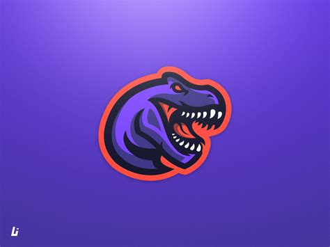 Rex mascot logo by Kamil Bomba on Dribbble