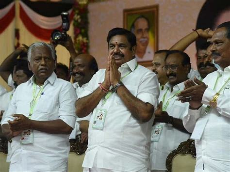 Palaniswami Elected As General Secretary For Aiadmk