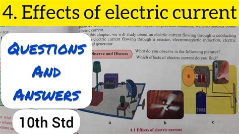 Th Std Science Chapter Effects Of Electric Current Questions