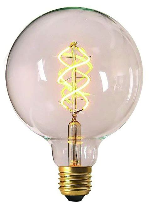 lampe Globe G 125 filament LED Twisted Ø 125x175 mm 4W E27 2200K 240