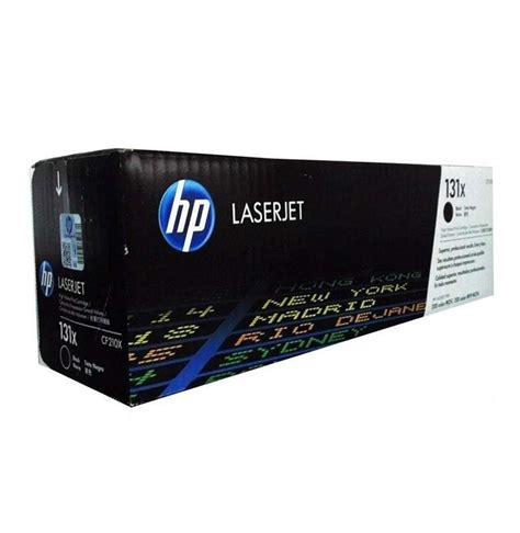 El tóner negro de alto rendimiento HP 131X LaserJet CF210X es una