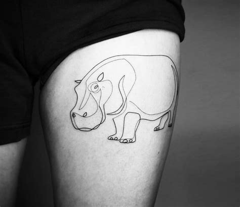 Hippo Tattoo By Mo Ganji Post 30575 Hippo Tattoo Mo Ganji Sorry