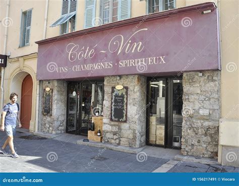 Nice 5th September Winery Shop Exterior In The Old Town Of Nice Of