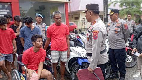 Polisi Tangkap 10 Sindikat Curanmor Di Kendari Puluhan Kendaraan Roda