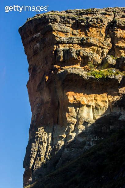 The Majestic Steep Cliffs Of The Brandwag Buttress Of The Golden Gate