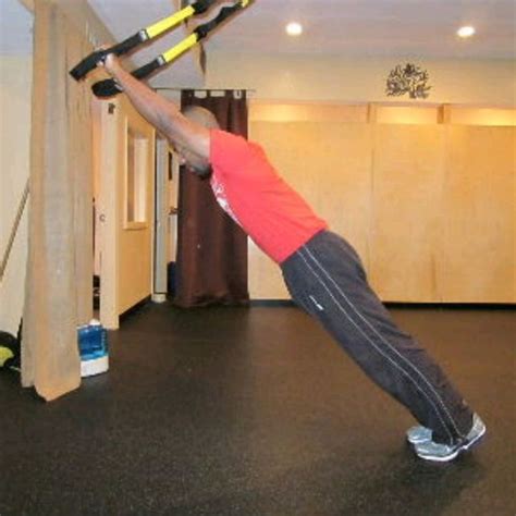 Trx Abdominal Exercises Standing Plank Roll Out Exercise How To