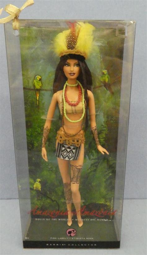 2008 Dolls Of The World Amazonia Barbie Dolls Of The World Collection