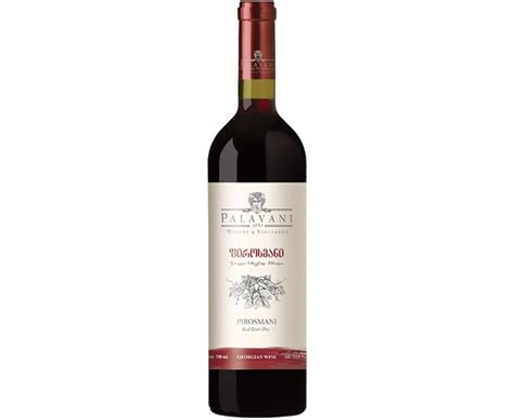 Palavani Pirosmani Red Semi Dry Wine 0 75L 4860112300384