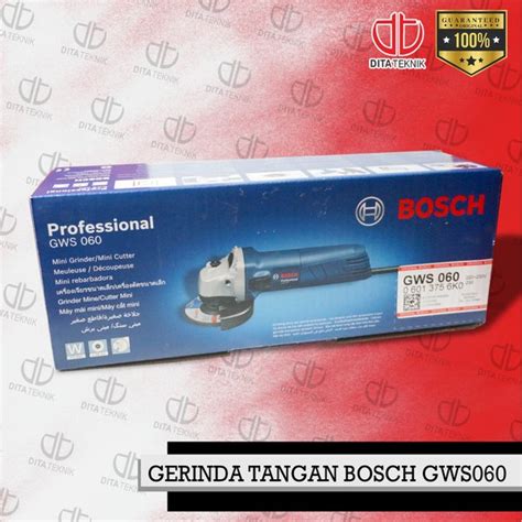 Jual Bosch Grinder Gws Watt Inch Mm Mesin Gerinda Tangan