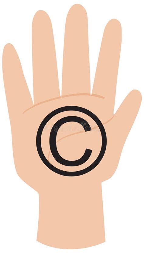 Copyright Symbol Concept Vector Stock Vector Illustration Of