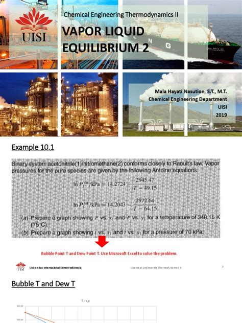 Vapor Liquid Equilibrium 3 | PDF | Phase (Matter) | Solution