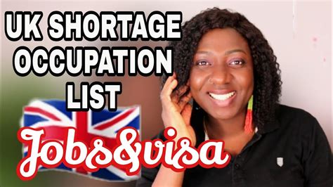 Uk Shortage Occupation List Jobs For Foreigners With Visa Sponsorship