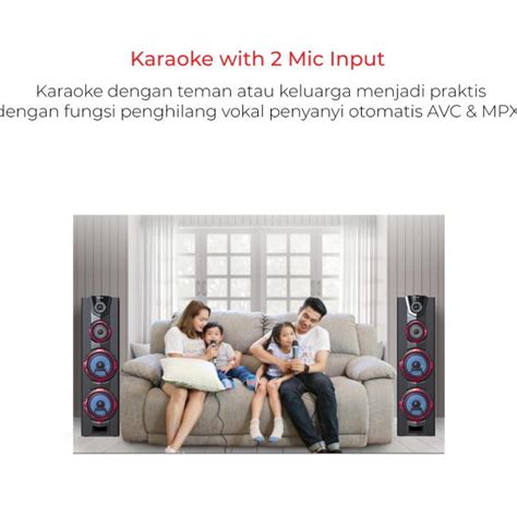 Polytron Pas 8ff28 Speaker Karaoke Aktif 8 Inch Praktis