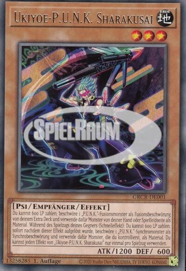 Ukiyoe P U N K Sharakusai Yu Gi Oh Einzelkarte Kaufen Spielraum