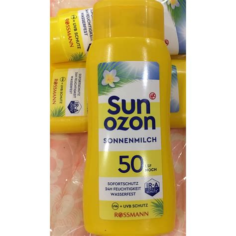 Sun Ozon Sonnencreme Ml Lsf Inci Beauty