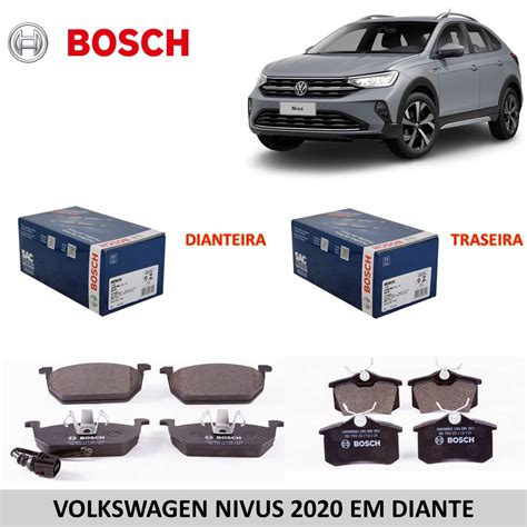 Pastilha Freio Diant Tras Orig Bosch Volkswagen Nivus Submarino