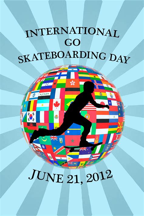 International Go Skateboarding Day Poster For 2012 By David Greenwald