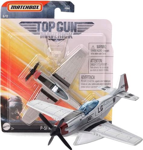 Samolot Figurka Matchbox Top Gun P Mustang Oficjalne