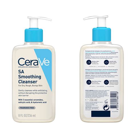 USED LIGHTLY CeraVe SA Smoothing Cleanser With Ceramides For Dry