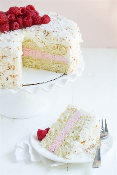 Coconut Cake With Raspberry Buttercream Filling Recipe Girl