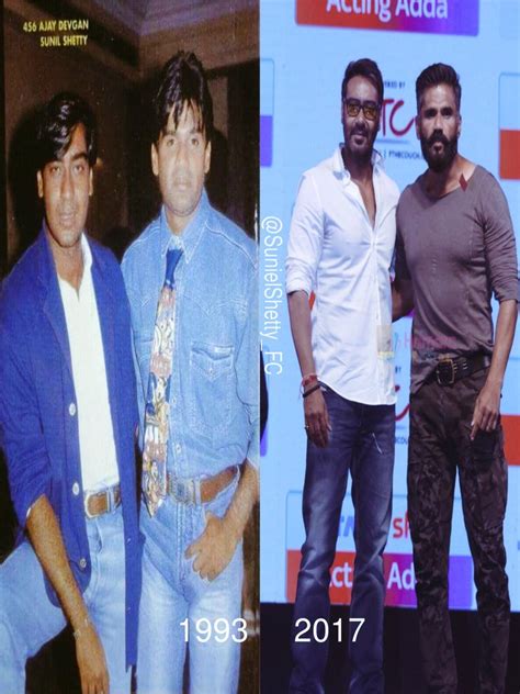 Sunil Shetty And Ajay Devgan