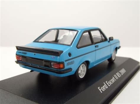 Modellauto Ford Escort Rs Blau Maxichamps Bei