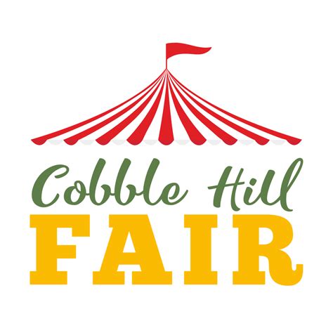 Cobble Hill Fair Logo - Blue Pixel Design