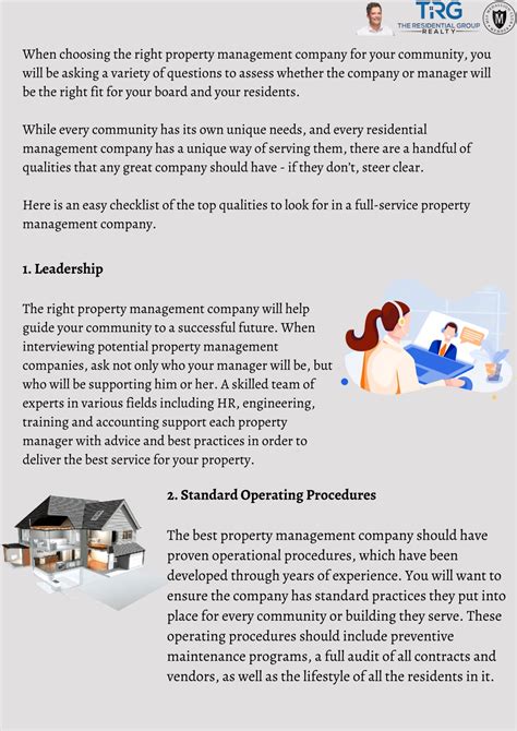 Ppt Characteristics Of A Good Property Manager And Management Company