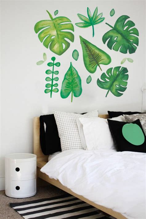 Tropical Plants Leaf Stickers Tropical Decoration Tropical Etsy