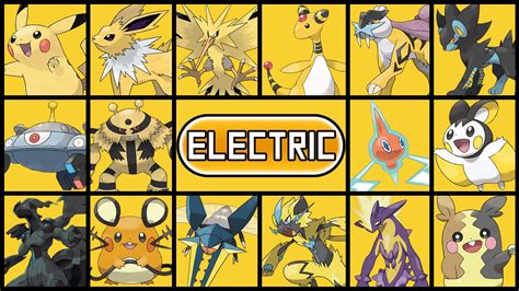 Electric Type Pokemon