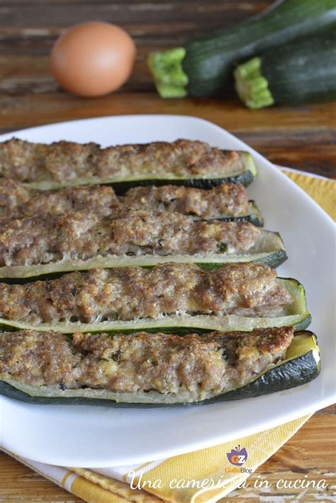 Zucchine Ripiene Di Carne Una Cameriera In Cucina Ricetta Ricette