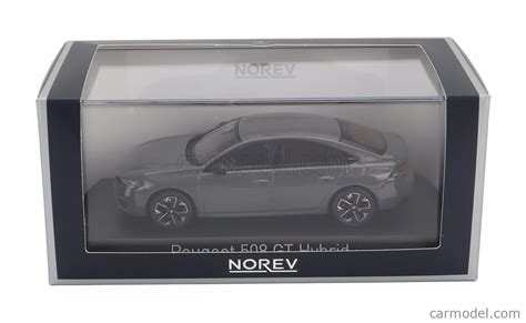 NOREV 475833 Scale 1 43 PEUGEOT 508 GT HYBRID 2023 SELENIUM GREY