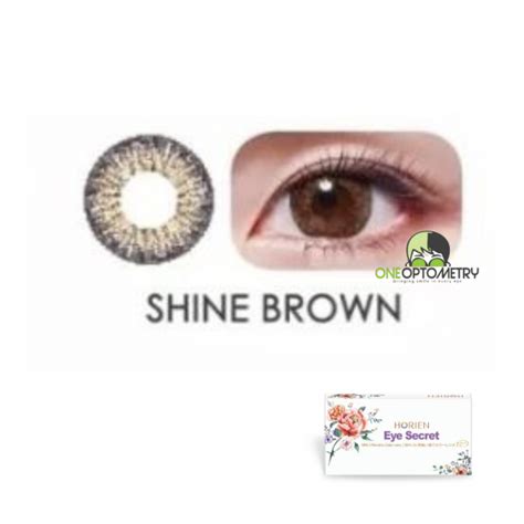 Horien 3 Month Color Contact Lens Shine Brown Kedai Cermin Mata One