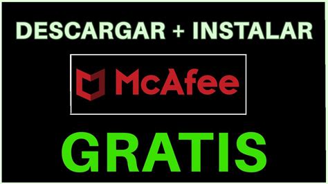 Cómo Descargar e Instalar McAfee Anti Virus Gratis 2025 YouTube