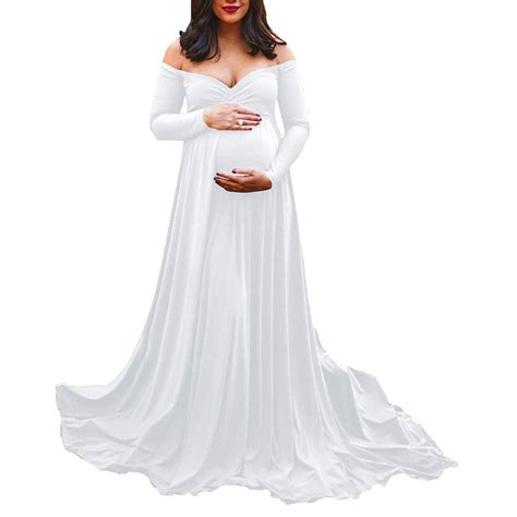 Vedolay Maternity Dress For Photography 2023 Long Sleeve Maternity