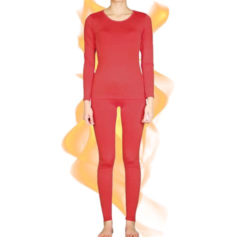 LAVRA Women's Fleece Lined Thermal Set, Insulated Long John Underwear