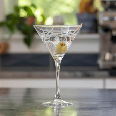 Olive 10oz Martini Set Of 4 Rolf Glass